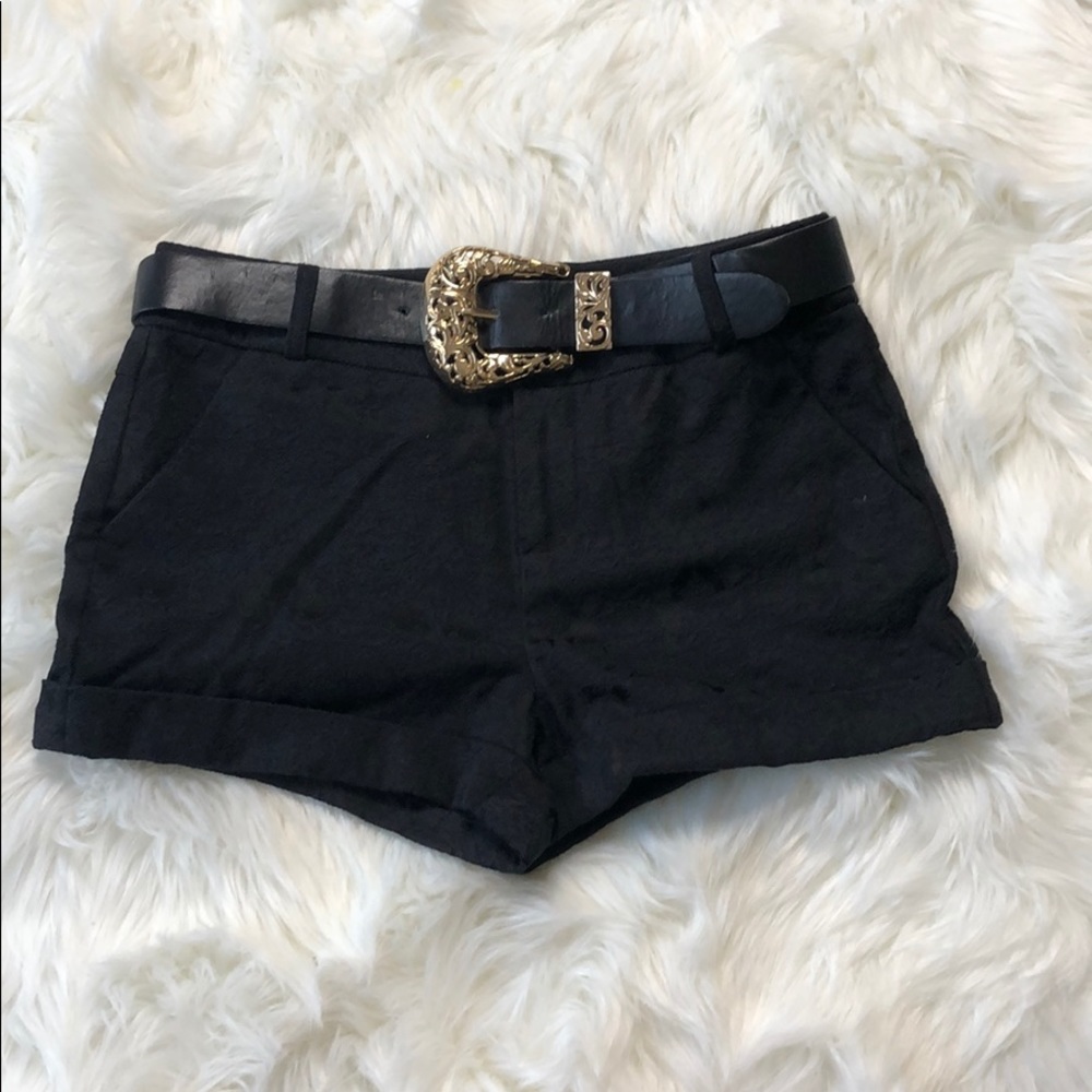 Vero Moda black lace shorts